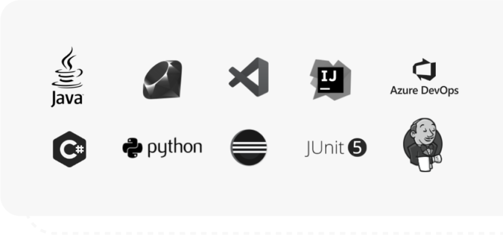 developer languages tools logos